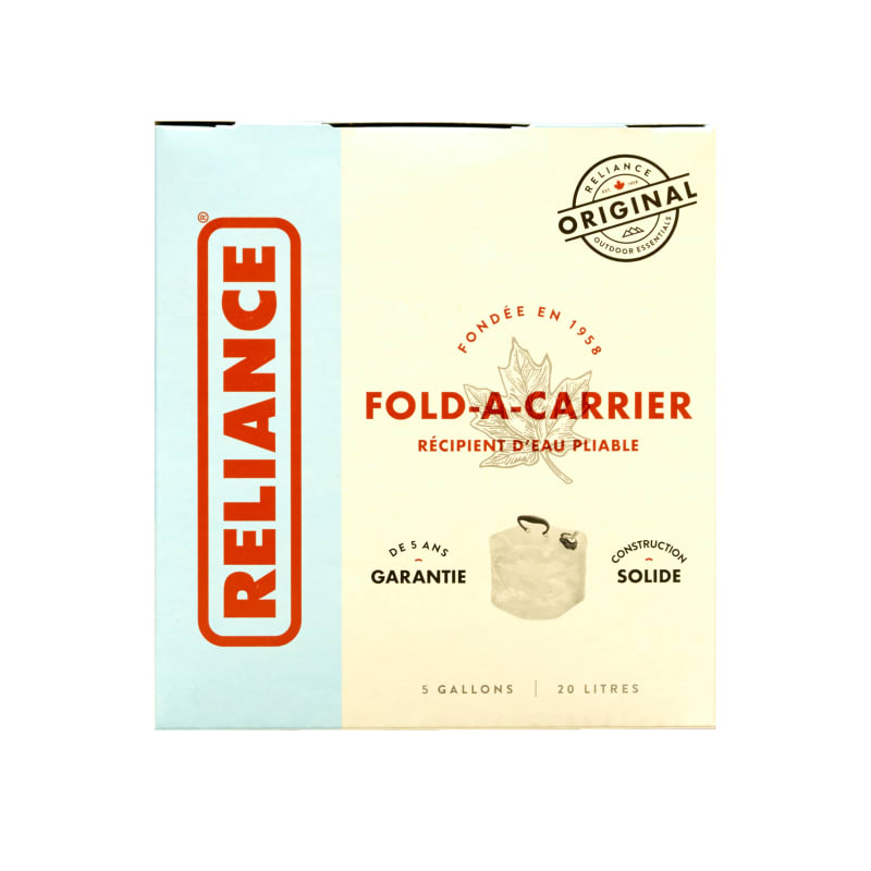 Reliance Fold-A-Carrier Collapsible Water Container - 5 gal.