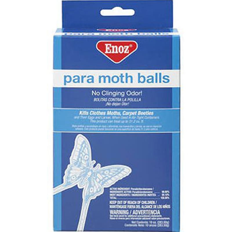 Enoz para Moth Balls For Insects, Kills Clothes Moths and Carpet Beetles,  No Clinging Odor, 4 Oz (Pack of 6)