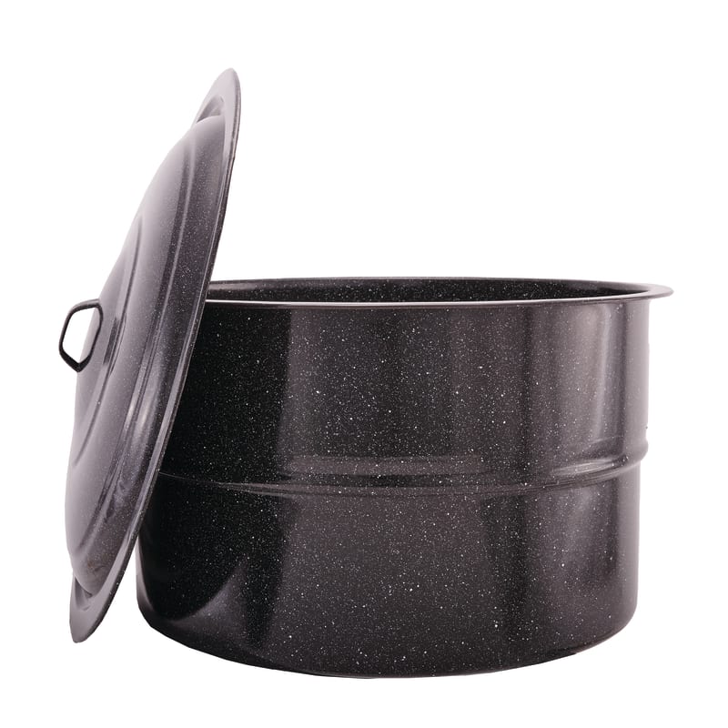 Granite Ware 21.5 Quart Steel Water Bath Canner 9 Piece Kit - F0718-1