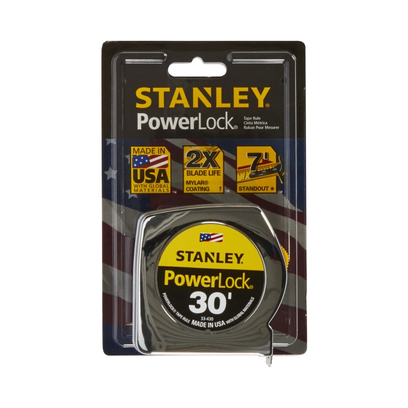 Stanley 33-430 Ruban à mesurer 30' x 1