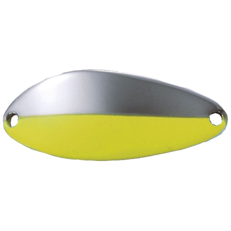 Little Cleo Spoon Nickel/Chartreuse Stripe by Acme Tackle