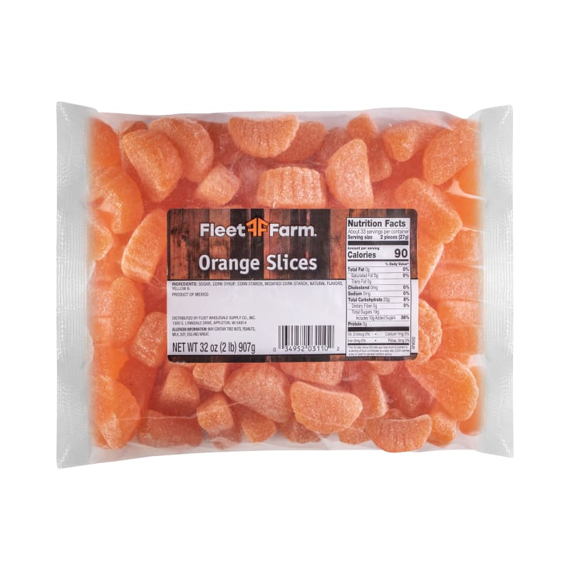 Fruit Slices Orange – Bruce's Candy Kitchen