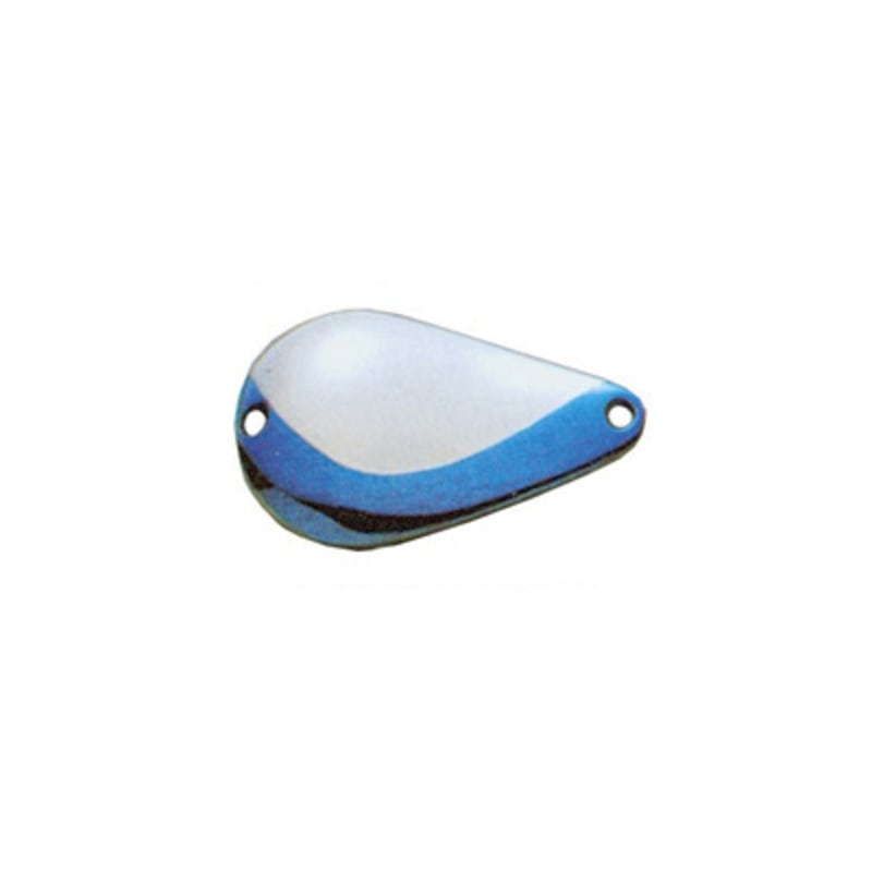 Acme K.O. Wobbler Spoon - Nickel Neon Blue - 3/4 oz.