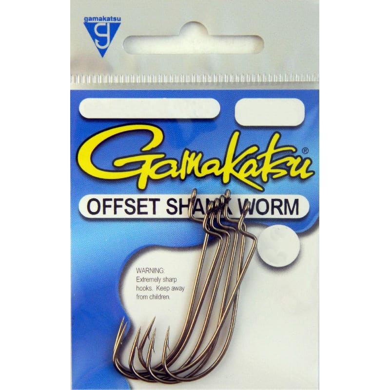 Offset Worm Hook Bronze Sz 5/0