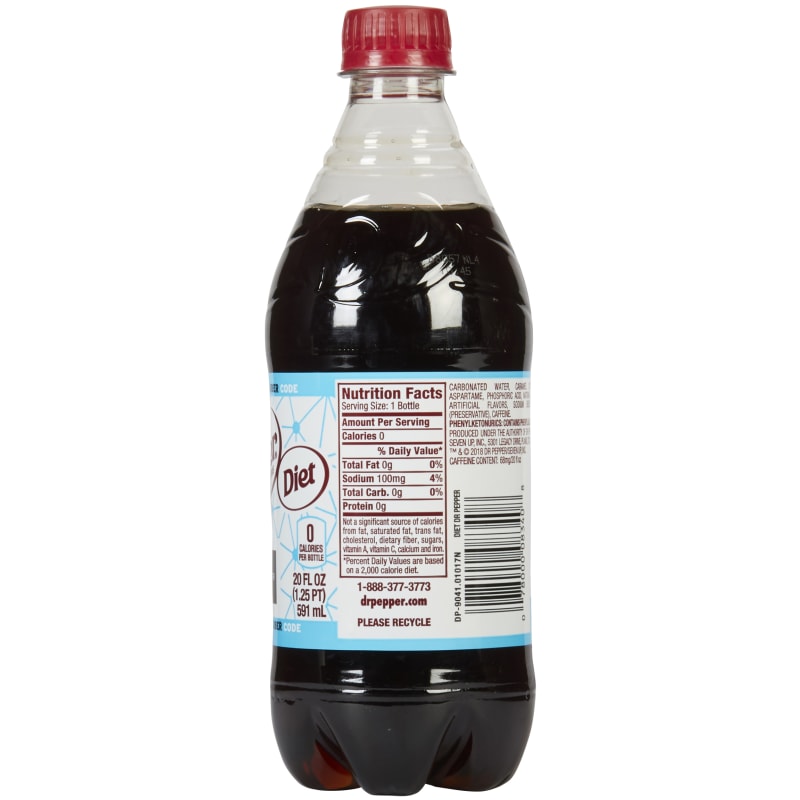 Diet Dr Pepper 20 oz Soda