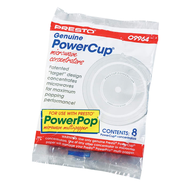 Presto Powercup Oxygen Concentrator - 2 Packs Of 8 Cups Each