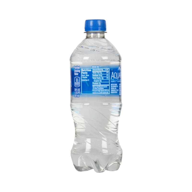 Aquafina Purified Water 20 fl oz Bottles – 24 Pack -  by  Liquor Squared