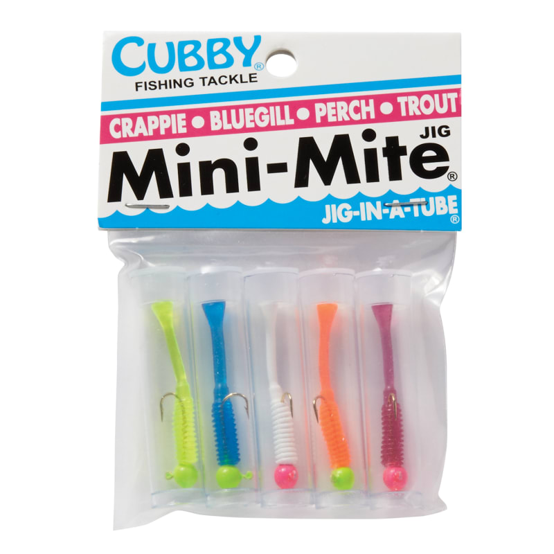  Cubby 5016 Mini Mite, Black/Red : Fishing Jigs