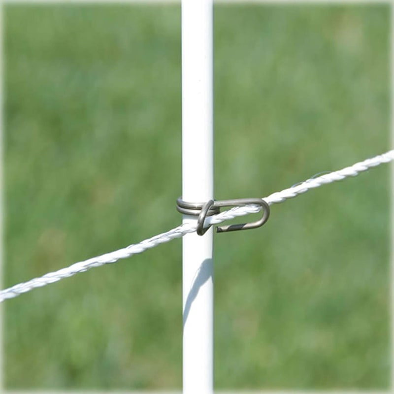 Common Sense Fence SnapMax Stainless Steel Wire Clips for Fiberglass Posts