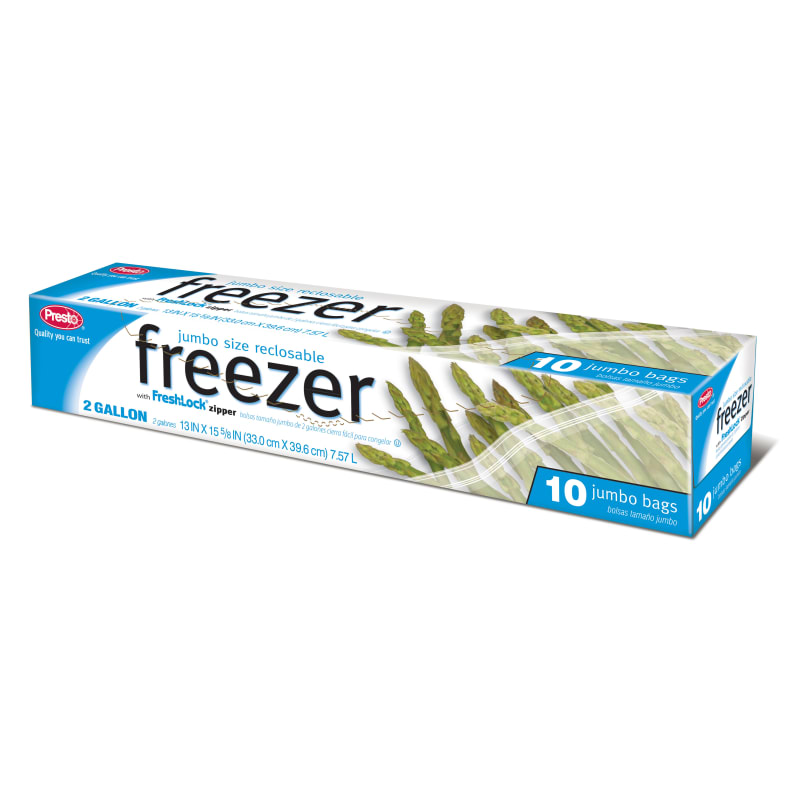 Freezer Bags, 2-Gal., 10-Ct.