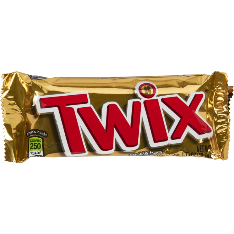 Twix Caramel Full Size Chocolate Cookie Candy Bars - 1.79 oz Bar