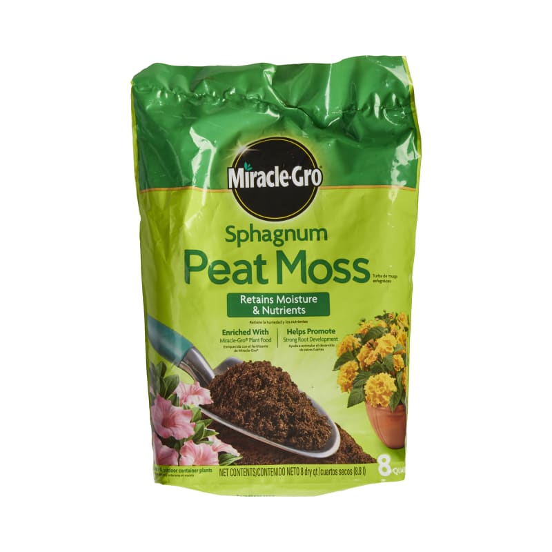 Miracle-Gro 85278430 Sphagnum Peat Moss 8 qt