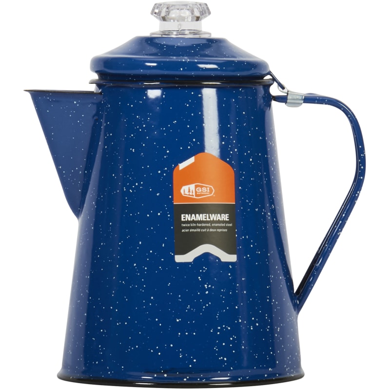 GSI Outdoors Enamelware Blue 8 c Percolator by GSI Outdoors at