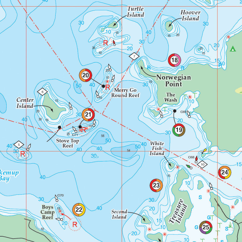Fishing hot spots store