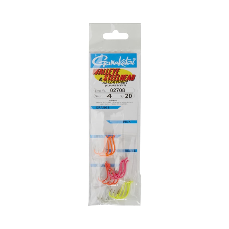 Gamakatsu Walleye and Steelhead Hooks - Assortment