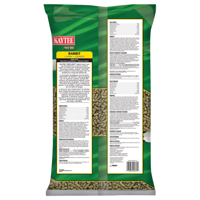 Forti Diet Rabbit Food by Kaytee at Fleet Farm