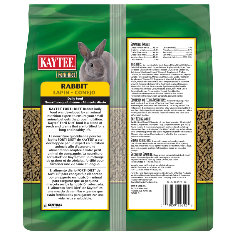 Kaytee forti diet rabbit hotsell