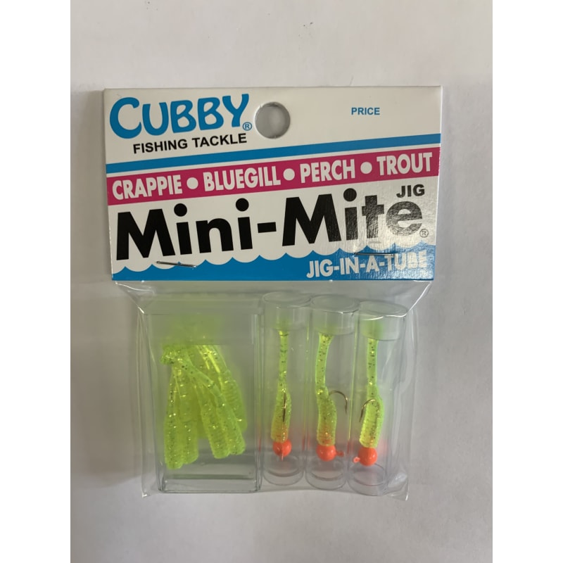 Mini-Mite Jig & Tail Pack - Orange/Chart. Glitter by Cubby at