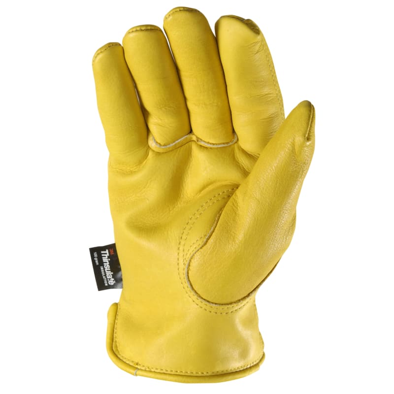 NEW Wells Lamont Mens 3M Thinsulated Cowhide Leather Work Gloves Large/XL