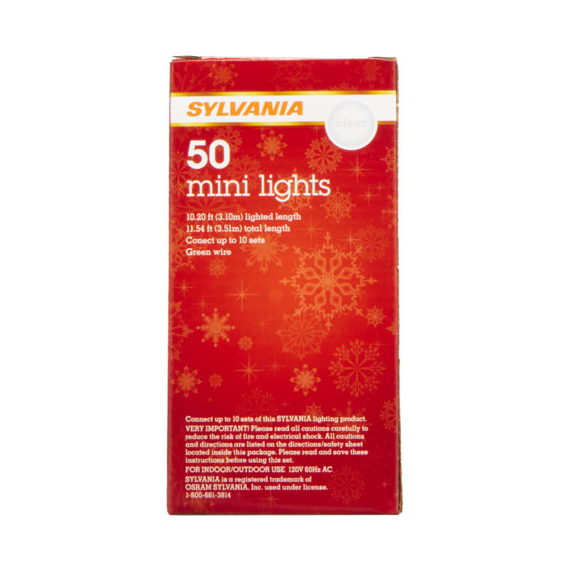 Sylvania clear mini lights on sale