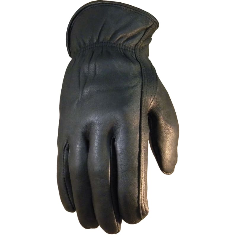 Men's Winnebago Black Lined Deerskin Gloves