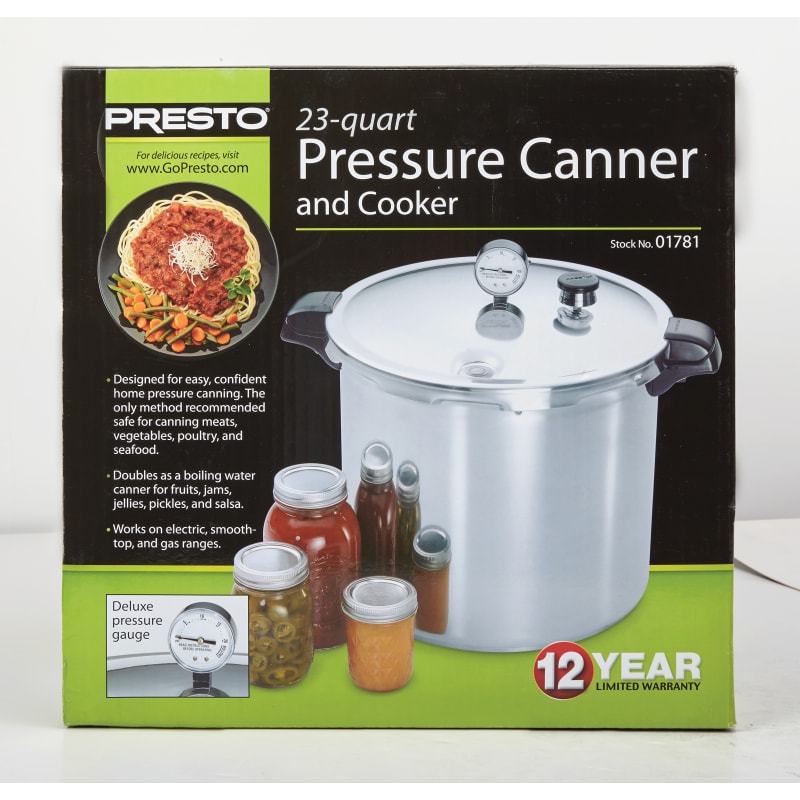 Presto Pressure Canner & Cooker Aluminum 23 Qt.