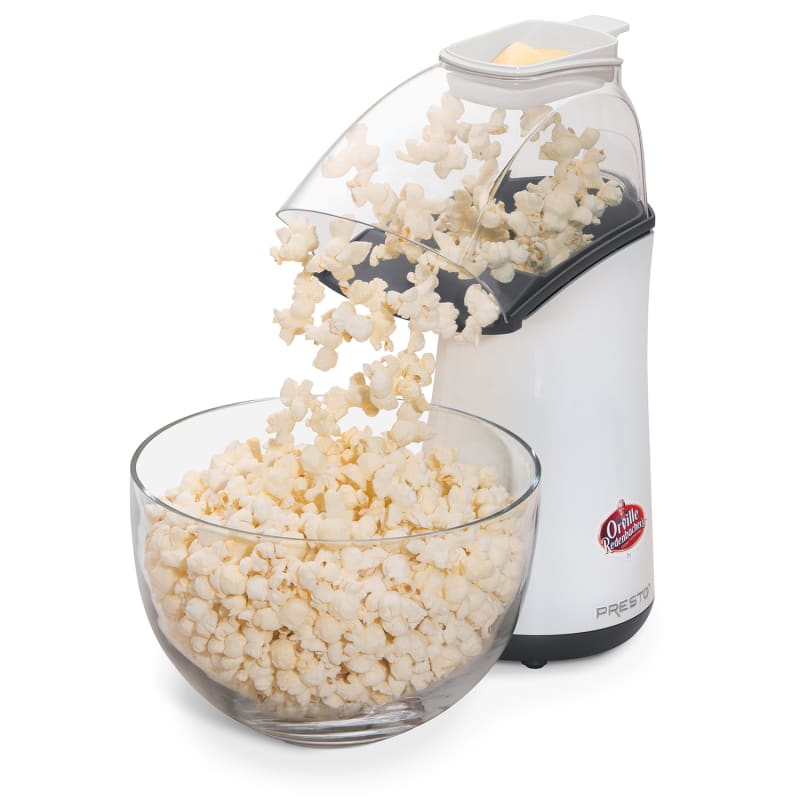 Small Popcorn Machine Popcorn Maker - Mini Electric Popcorn Popper Maker  Air Popper Small Hot Air Popcorn Popper with Measuring Cup and Removable Lid