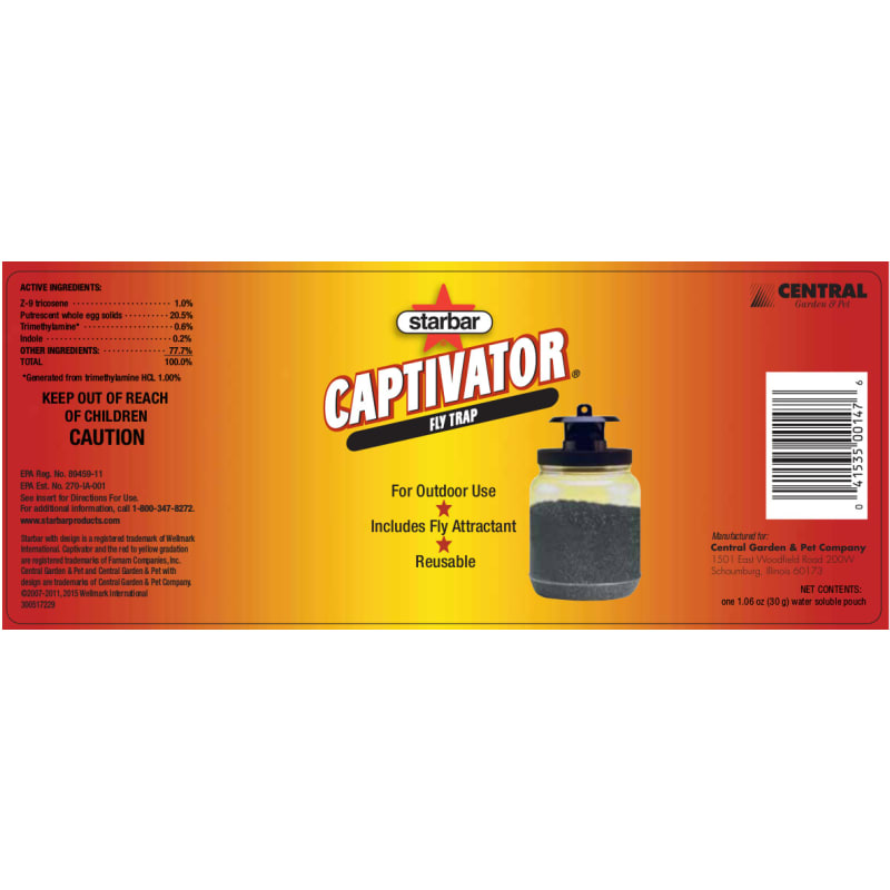 Captivator fly trap sales