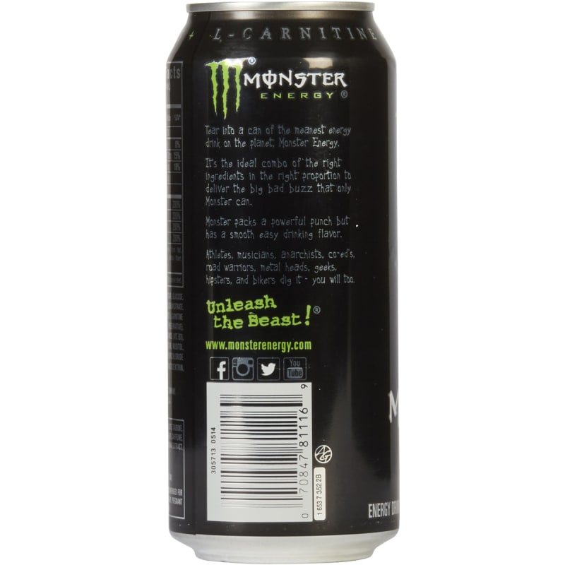 Monster Energy Original Green Monster 16 oz Energy Drink by ...