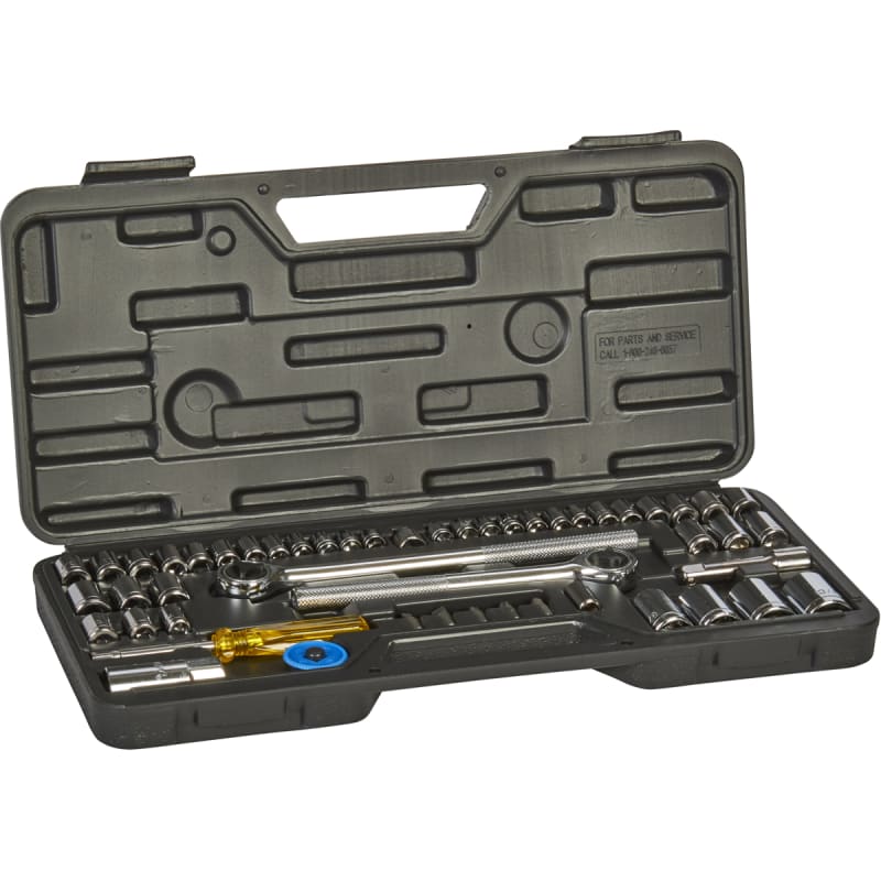 Allied SAE Metric Mechanic s Socket Set w Storage Case 52 Pc
