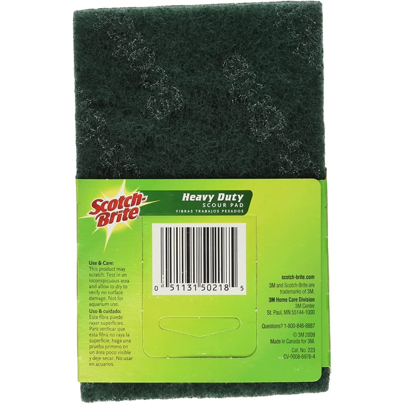  Scotch-Brite Non-Scratch Scour Pads, Scouring Pads for Kitchen  and Dish Cleaning, 3 Pads : Health & Household