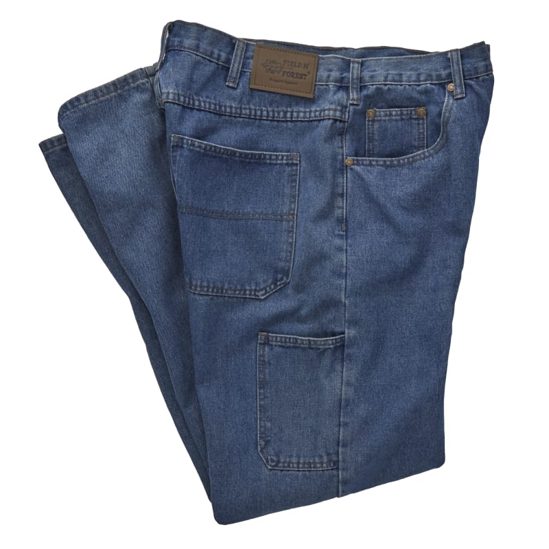 Men's Blue Denim Carpenter Jeans by Field & Forest at Fleet Farm