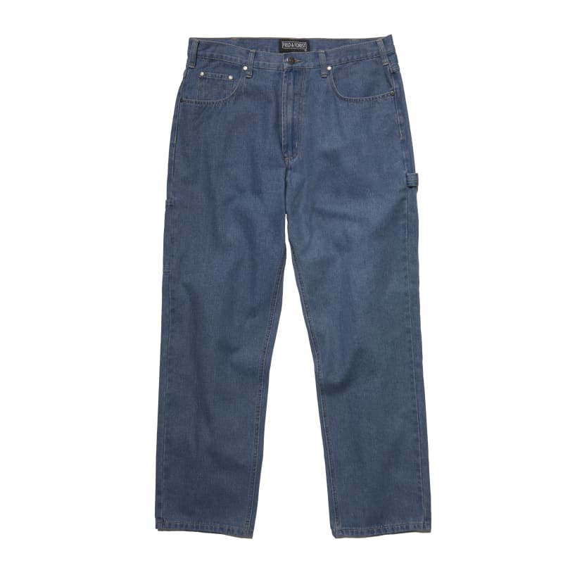 Men's Blue Denim Carpenter Jeans by Field & Forest at Fleet Farm