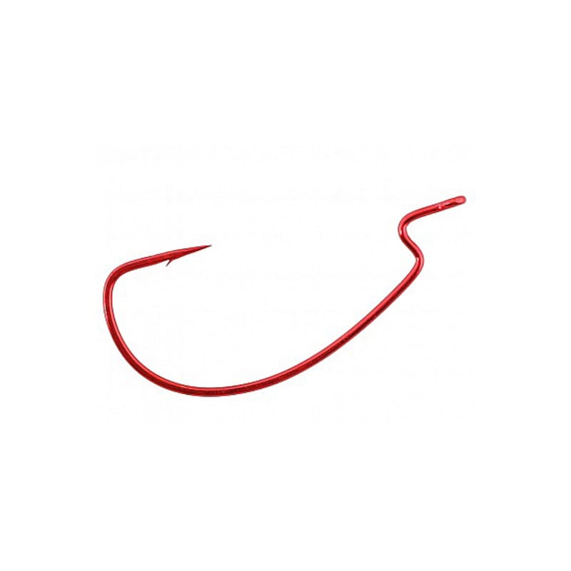 Gamakatsu Worm Hook EWG Offset - Red 1/0