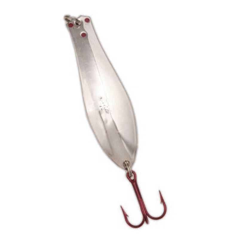 doctor spoon fishing lure Original Hammered Nickel Jig it deep for lake trout Thin Doctor Spoon in (401)