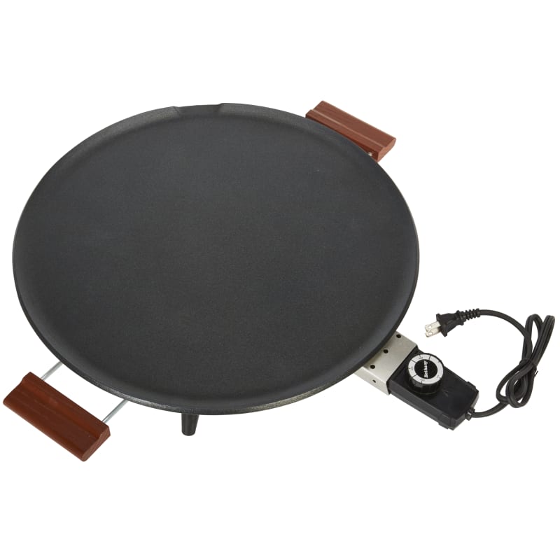 New 😍 Bethany Housewares Heritage Grill / Lefse Griddle - Nonstick  Silverstone Black 🌟