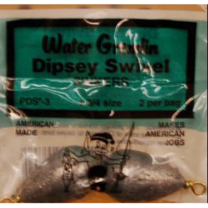 2 Pc. Dipsey Swivel Sinkers - Size 1-3/4 by Water Gremlin at Fleet Farm