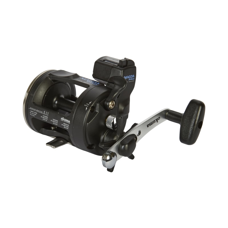 Okuma Magda Pro Line Counter Trolling Reel With Auto Trip MA15DX 4-PACK  739998311255
