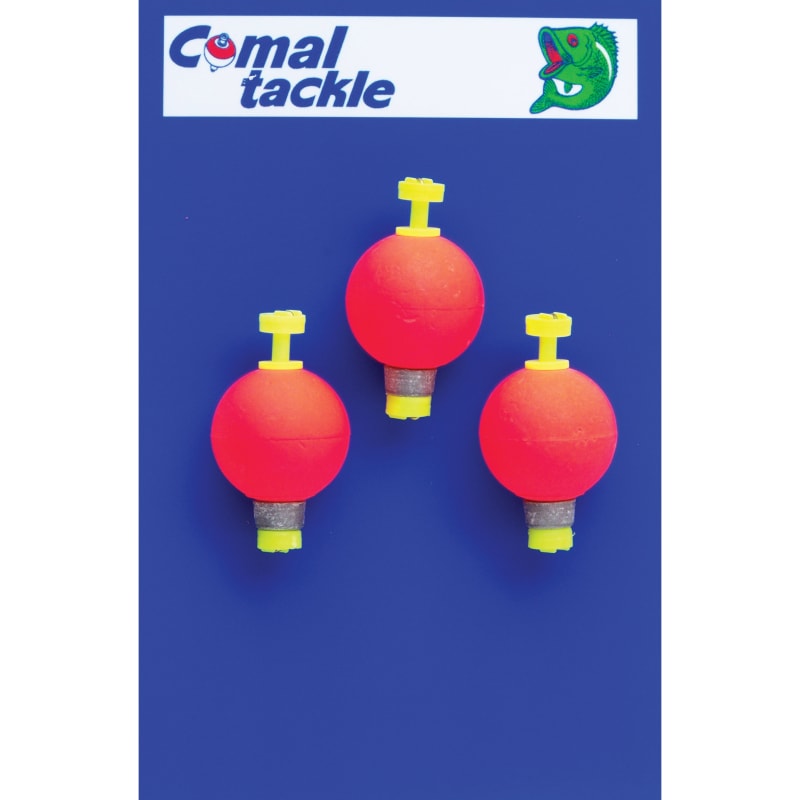 1 In. Round Snap-On Float Weighted Bobber - 3Pk. by Comal Tackle at Fleet  Farm