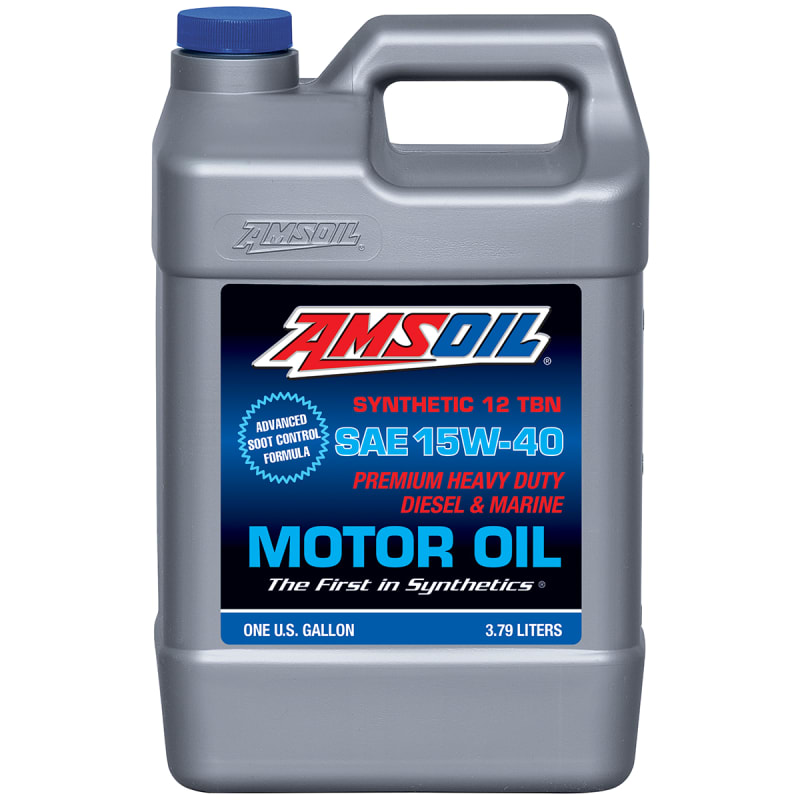 SAE 15W-40 Synthetic Heavy-Duty Diesel & Marine Motor Oil by 