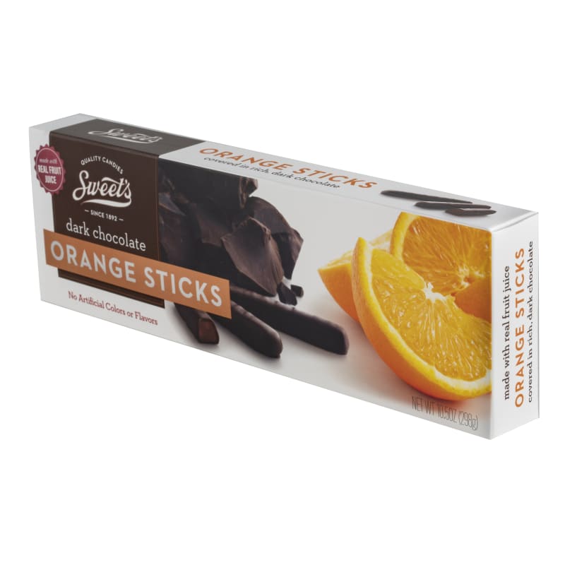 Milk Chocolate Sticks Orange 10.5oz