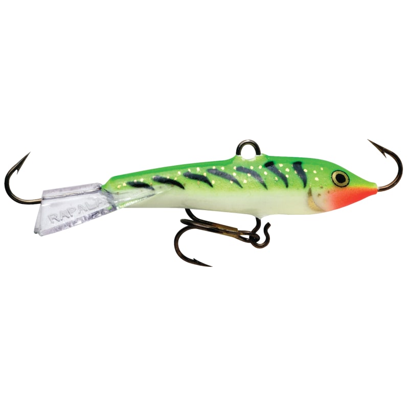 Rapala Jigging Rap - Glow Green Tiger