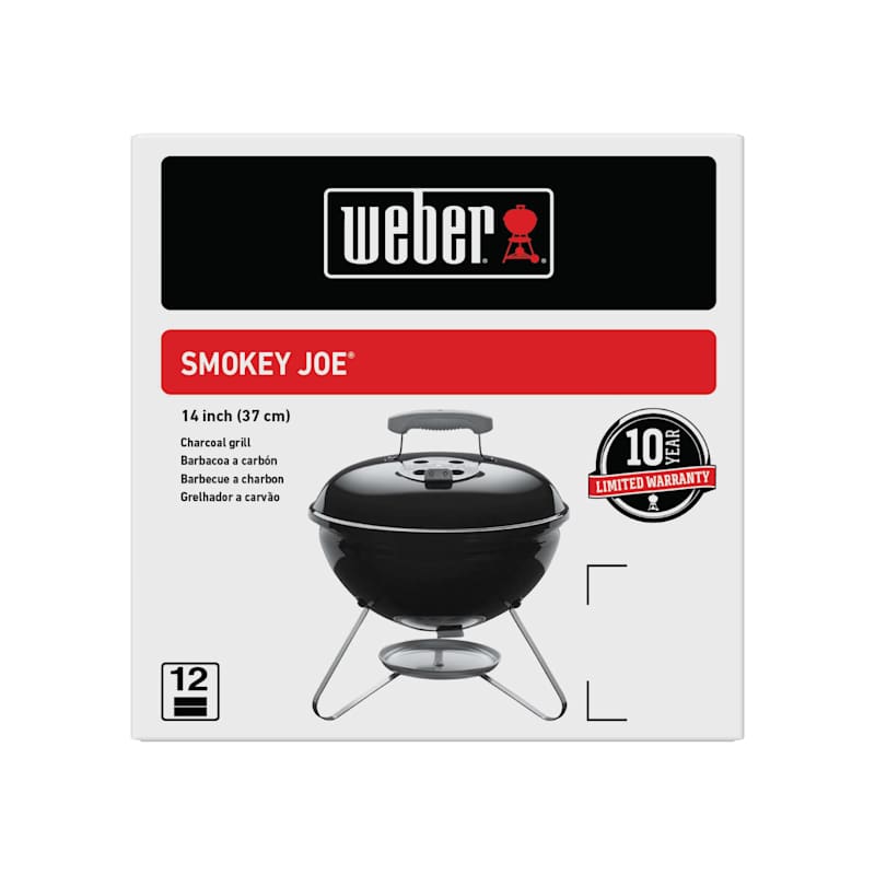 Smokey Joe 14 in Black Portable Charcoal Grill by Weber at Fleet Farm