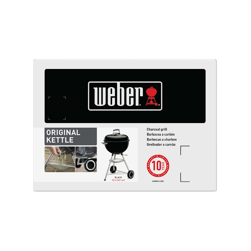 Original Kettle 18 in Black Charcoal Grill by Weber at Fleet Farm