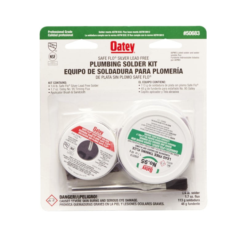 Oatey plumbing solder kit new arrivals