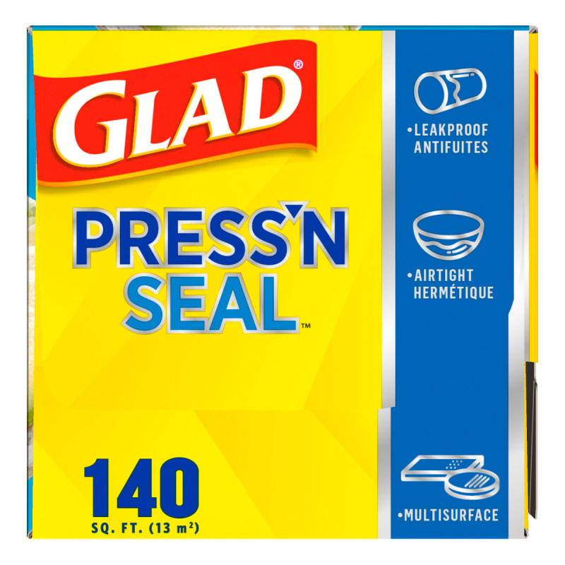 Glad Press N Seal 140 SQFT Wrap - 3 Pack for Food Storage