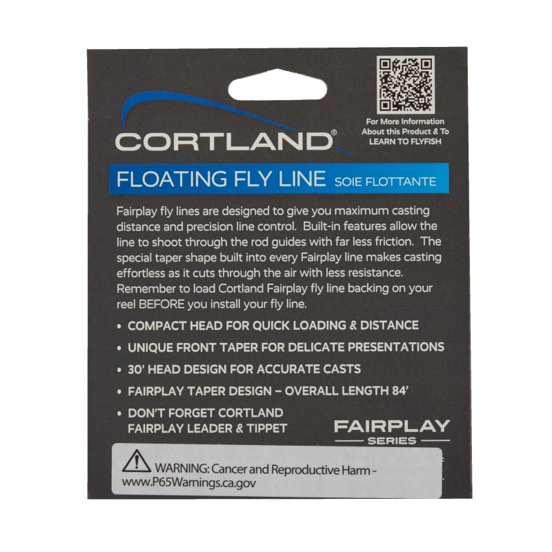  Cortland 326064 Fairplay Fly Line : Sports & Outdoors