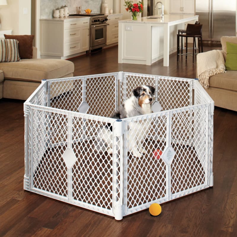 26 in H X 18.5 sq ft Indoor Outdoor Pet Yard by North States at