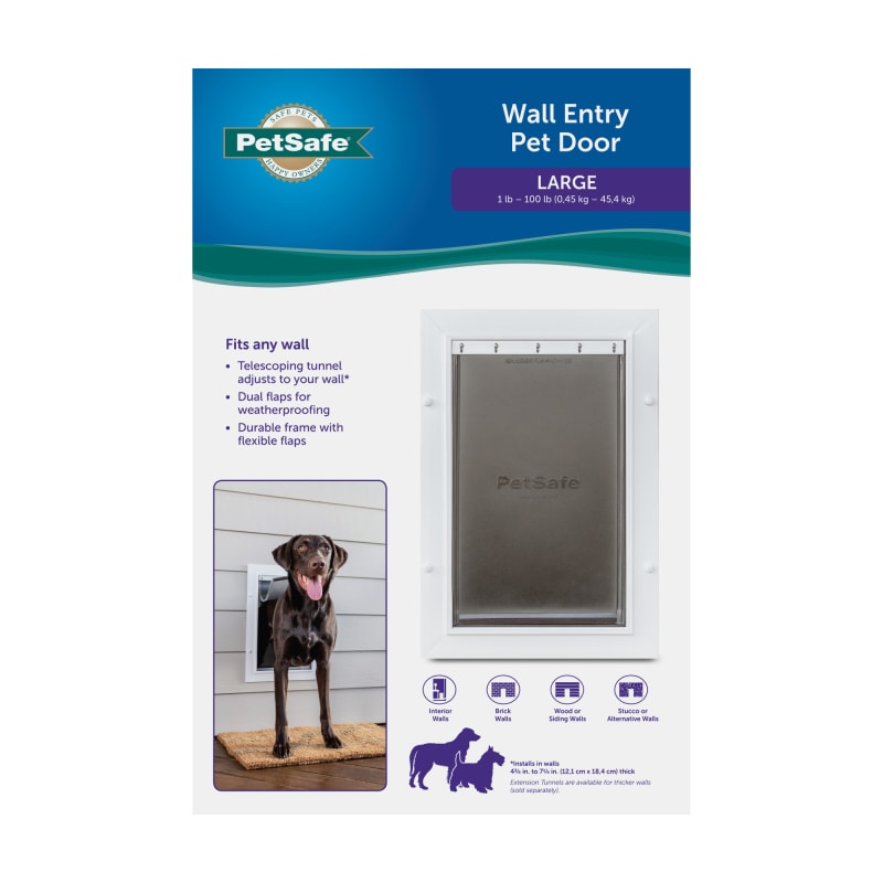 Petsafe wall entry aluminum pet door large cheap