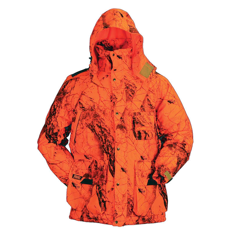 Men s Whisper Naked North Blaze Orange Hunting Parka